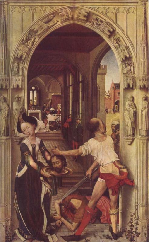 Rogier van der Weyden St.John Altarpiece Spain oil painting art